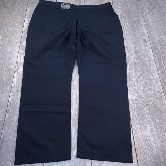 5.11 Tactical Pants Mens 42x30 Navy Taclite Ripstop Jean Cut Mid Rise Straight - Picture 3 of 9